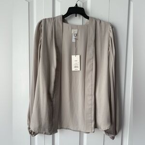 Women's Cream/Silver Blouse